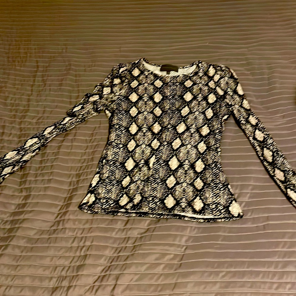 Sunday in Brooklyn from Evereve pretty snakeskin top